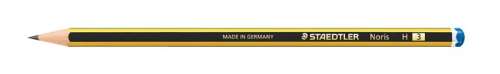STAEDTLER Noris 120 H graphite pencil, hexagonal, made in Germany
