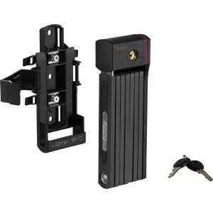 ABUS Bordo 5700/100 Lite hajtogatható lakat uGrip BIG tartóval, fekete - Kerékpár zár