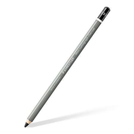 STAEDTLER Uhľová ceruzka, M, šesťhranná, STAEDTLER &rdquo;Mars Lumograph&rdquo;