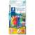 STAEDTLER Noris aquarell 12 watercolor pencils set with brush, 12 different colors, made in Germany