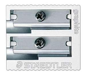 STAEDTLER Spitzer, 2-Loch, Metall, STAEDTLER 31553592 Spitzer