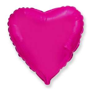 Pink heart shaped foil balloon, 45 cm - Balloon