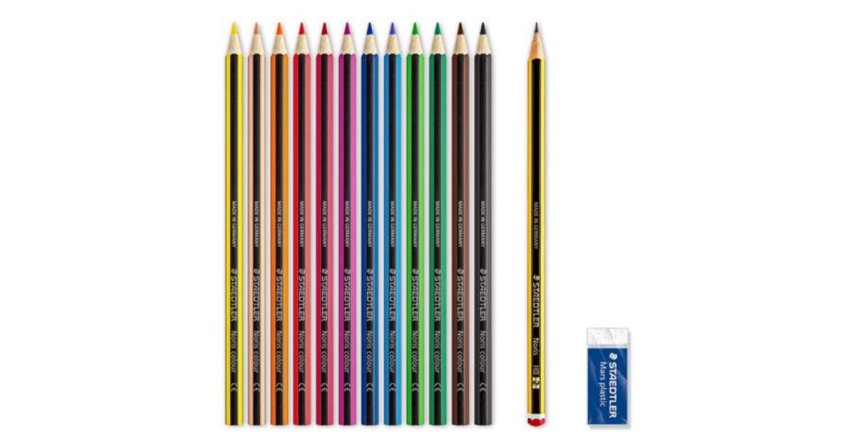 STAEDTLER Crayons, thick, triangular, STAEDTLER "Noris® jumbo