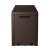 Keter Emily 280L Gartenaufbewahrungsbox, braun, Rückansicht