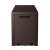 Keter Emily 280L Gartenaufbewahrungsbox, braun, Rückansicht