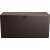 Keter Emily 280L garden storage box, brown, front view