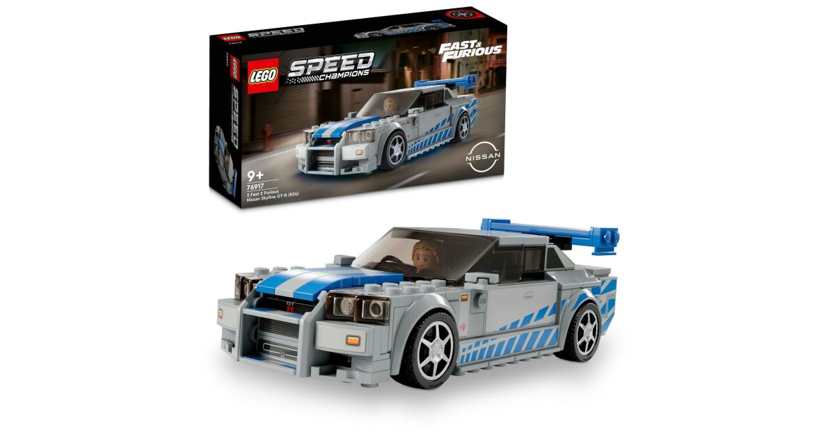 LEGO® Speed Champions Fast Furious Nissan Skyline GT-R (R34) 76917 