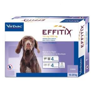 EFFITIX spot-on 10kg-20kg közötti közepes testű kutyáknak 58221659 Bolha- és kullancsriasztó