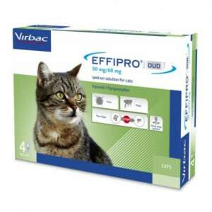 Virpac EFFIPRO DUO-spot on macskáknak 58221696 Bolha- és kullancsriasztó