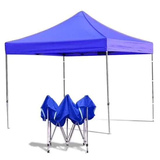 Összecsukható kerti pavilon, sörsátor 3x3m-es méretben - kék