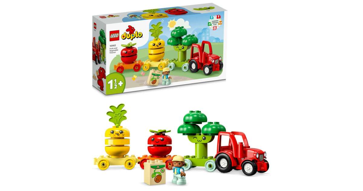 LEGO DUPLO My First Fruit and Vegetable Tractor 10982 Pepita