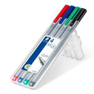 STAEDTLER Triplus Fineliner 0,3 mm 4er-Pack, sortierte Farben - STAEDTLER Fineliner
