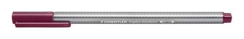 STAEDTLER Tűfilc, 0,3 mm, STAEDTLER "Triplus 334",  mahagóni 31553950