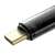 Mcdodo CA-2090 USB-C - USB kábel, fekete, 1,2m, 6A, 100W gyors töltés, közeli kép az USB-C csatlakozóról