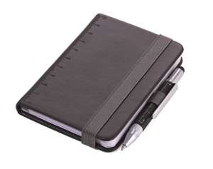 TROIKA Lilipad+Liliput A7 dotted notebook with pen and ruler - Office paper product