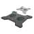 TRUST Xstream Breeze laptop cooling pad, black and silver color options, showing two fans