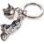 Troika motorcycle keychain with helmet charm