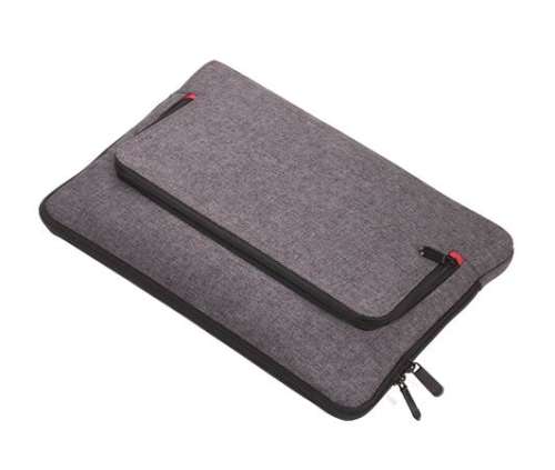 TROIKA Notebook tok, 13", cipzárral, TROIKA, antracit és fekete 31554752 - Troika