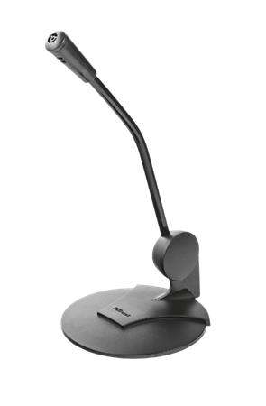 TRUST Primo desk microphone, black, 3.5mm jack, adjustable arm