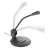 TRUST Primo desk microphone, black, 3.5mm jack, adjustable arm, showing adjustable angle