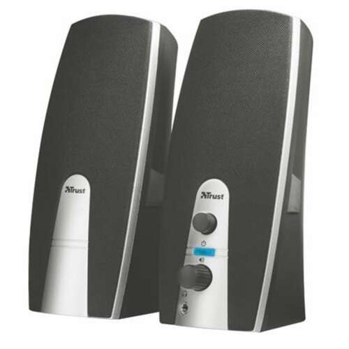 Difuzoare PC Trust MiLa 2.0 10W negru și argintiu