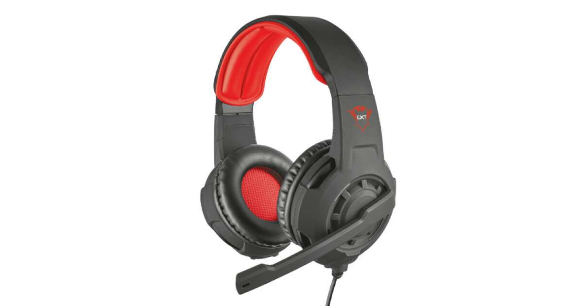 Trust GXT310 Radius Gamer Headset with microphone #black-red
