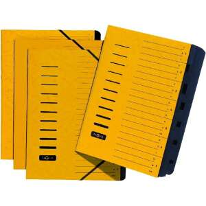 Pagna A4 7-Fachordner mit A-Z-Register in Gelb - Schnellhefter