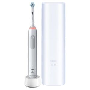 Oral-B Pro3 3500 Električna Zubična Četka s Sensi Clean glavom + Putnim Koferom, Siva
 111309593 - Braun