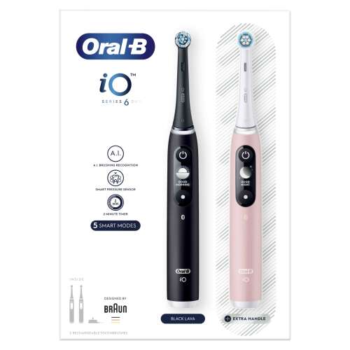 Oral-B iO6 DuoPack Black + Pink
