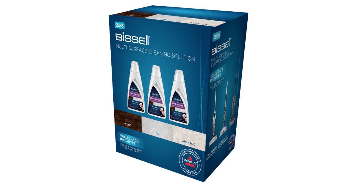 BISSELL Solution de Nettoyage Multi-Surfaces Pack Avantageux, 3x1 L