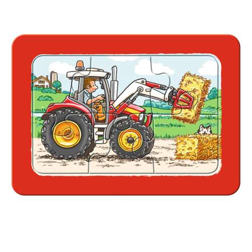 Traktor Puzzle Kisgyermekeknek - 6 Darabos - Baba puzzle