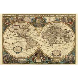 Ravensburger 5000 piece puzzle, Antique World Map, assembled puzzle - Ravensburger Puzzle