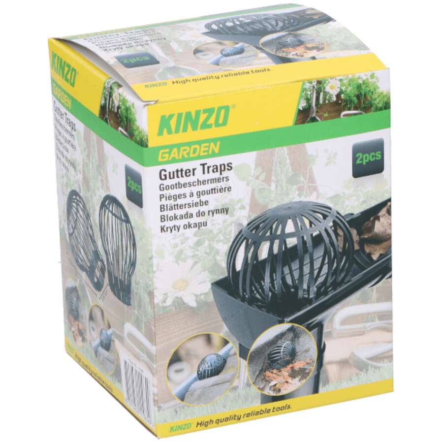 Ereszvédő műanyag kosár, 2 db