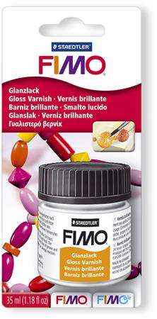 FIMO Glanzlack, 35 ml, klar, für Polymer Clay, schützt und verleiht Glanz