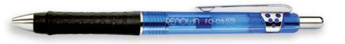 FLEXOFFICE Kugelschreiber, 0,5 mm, Druckknopf, FLEXOFFICE, "Renown", blau