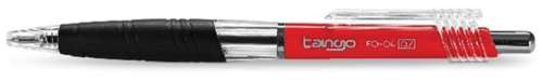 FLEXOFFICE Guľôčkové pero, 0,35 mm, tlačidlové, FLEXOFFICE "Tango", červené