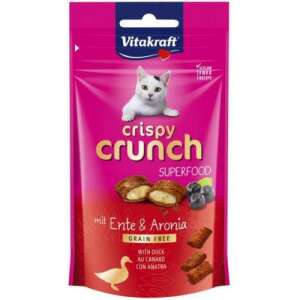 Vitakraft Crispy Crunch recompense pentru pisici cu rață și aronia, fără cereale, superfood, 60g - Recompense pentru pisici
