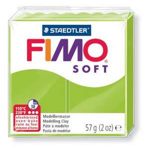 FIMO Soft Glina Modelarska Zielona Jabłko, 57g - Fimo