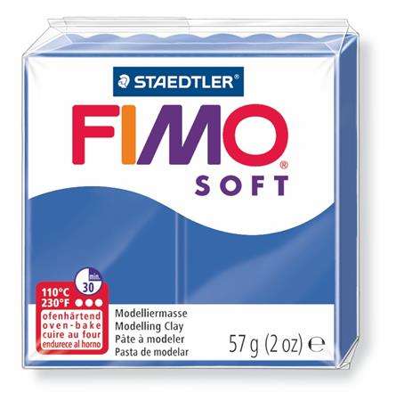Staedtler FIMO Soft modeling clay, bright blue, 57g