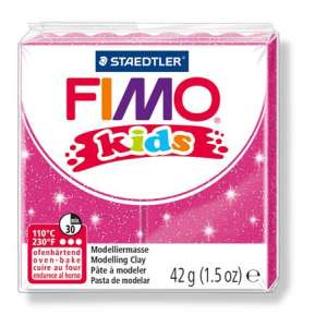 FIMO Gyurma, 42 g, égethető, FIMO "Kids", glitteres rózsaszín 31555539 Gyurmák - 0,00 Ft - 1 000,00 Ft