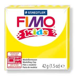 FIMO Gyurma, 42 g, égethető, FIMO "Kids", sárga 31555551 Gyurmák - 0,00 Ft - 1 000,00 Ft