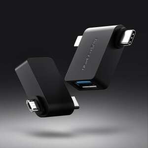 Ugreen USB-C to USB-A and Micro-USB adapter, black - USB Adapter