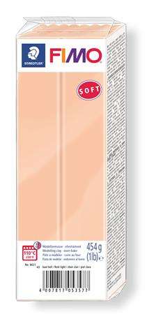 FIMO Soft polymer clay, 454g, skin tone, for baking, modeling, crafting