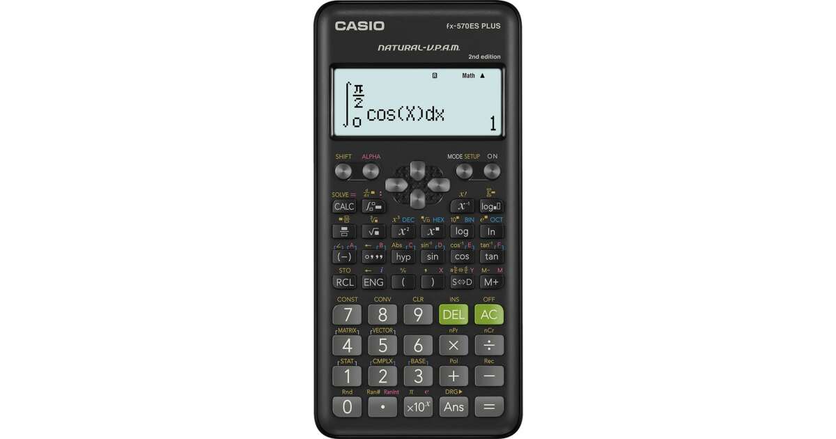 CASIO Calculator, scientific, 417 functions, CASIO "FX-570ES Plus  2E"