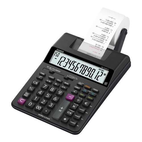 Calculator CASIO, bandă, 12 cifre, imprimantă 2 culori, CASIO HR-150RCE
