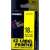 Cartuș cu bandă de etichete Casio XR-18YW, lățime 18 mm, galben pe negru, lungime 8 m