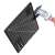 Self-healing cutting mat, A5 size, black, with grid lines and angle guides, measured with a caliper