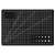 Self-healing cutting mat, A5 size, black, with grid lines and angle guides