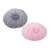 Gray and pink foot massage mats with suction cups for shower or bath