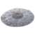Gray foot massage mat with suction cups for shower or bath